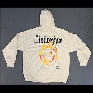 Civil Regime Ashes To Ashes Flaming
Smiley Face Hoodie